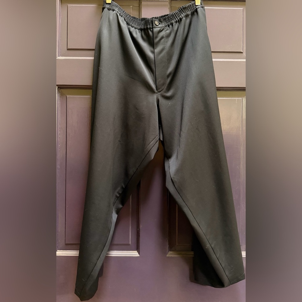 Yohji Yamamoto Pour Homme Men's Black Wool Pants